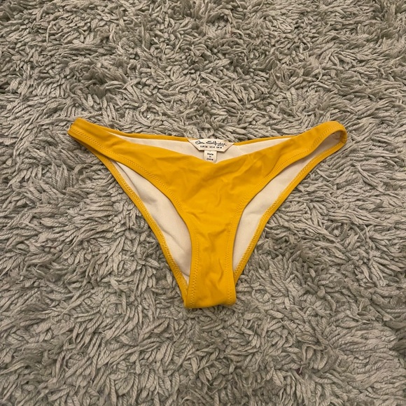 Miss Selfridge V Front Bikini Brief Bottom in Yellow - Picture 5 of 9